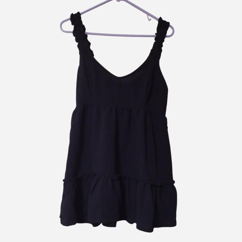 Blu‎ pepper anthropology black color mini dress